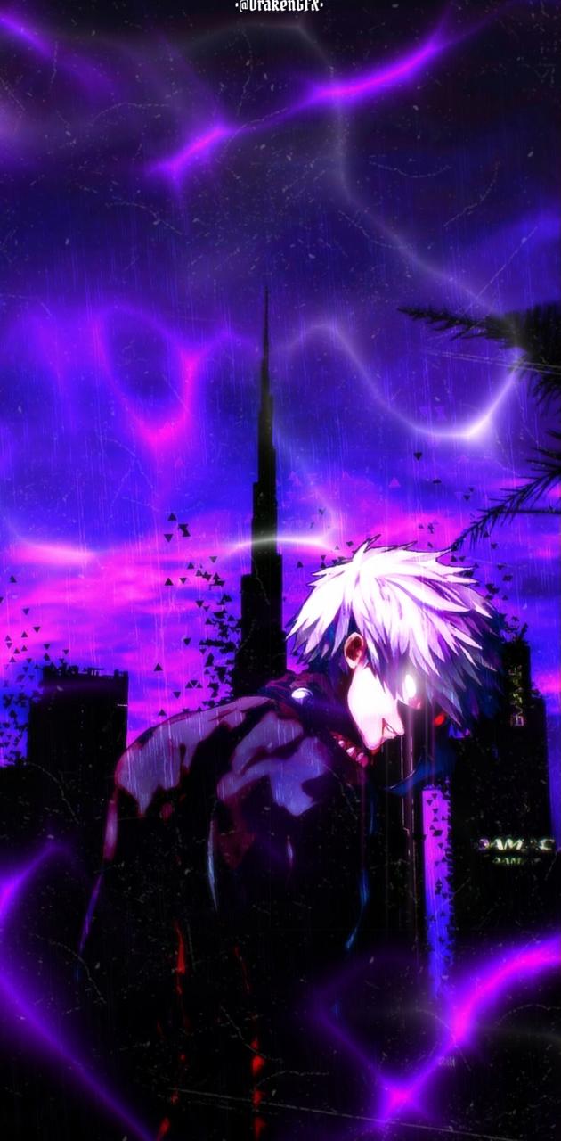 Aesthetic anime wallpaper of a character from Tokyo Ghoul - Tokyo Ghoul