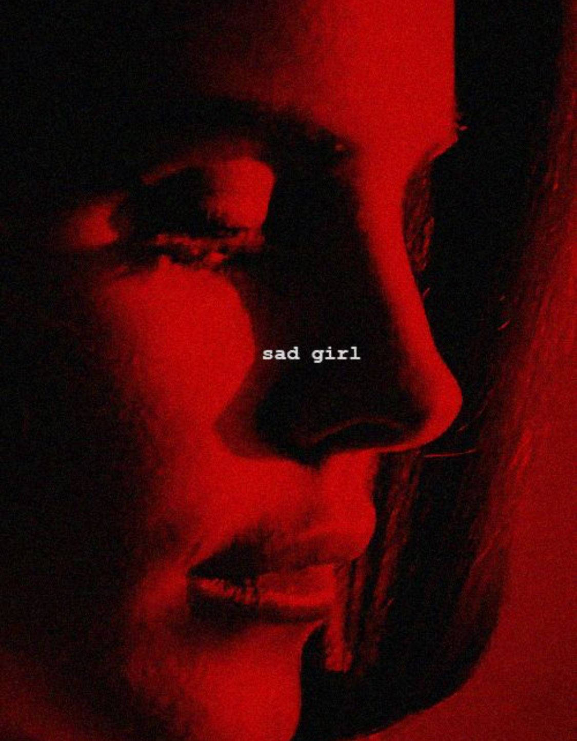 The poster for a movie called sad girl - Lana Del Rey