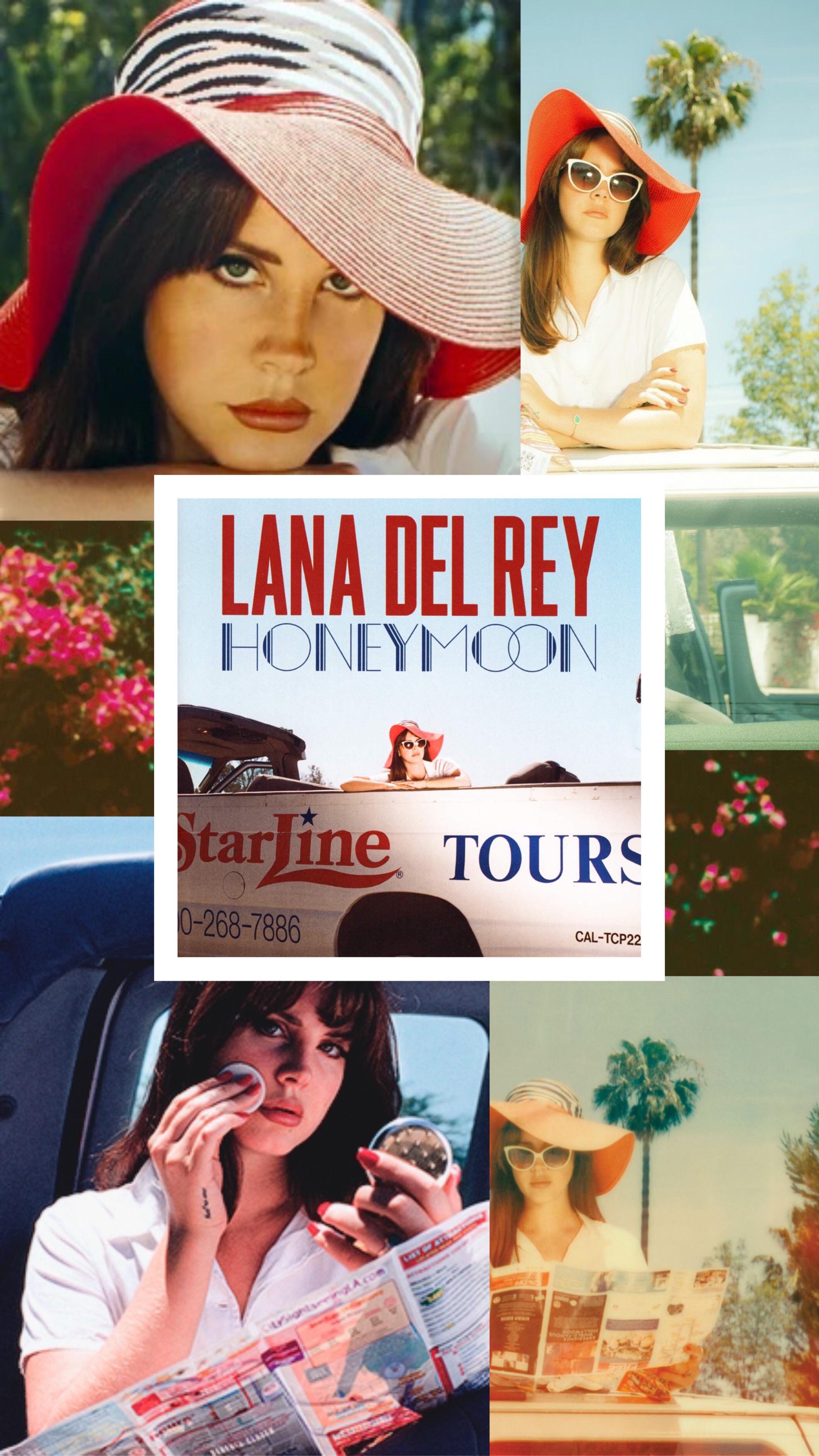 Hey Guys, I Made A Wallpaper Collage For My Favorite LDR Album, Honeymoon. You Can Use It If You Want!