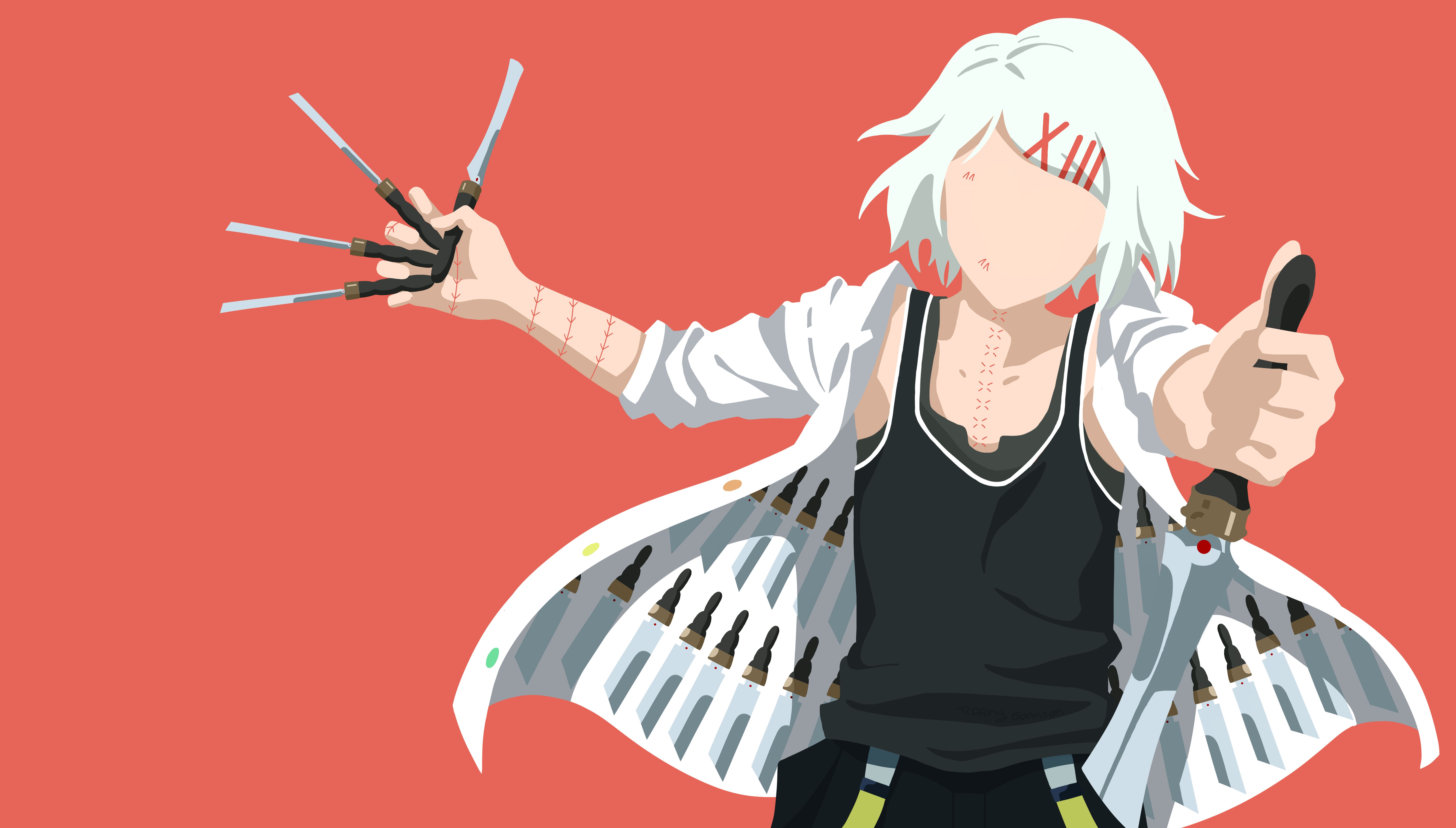 1920x1080 ] [ anime ] [ minimalistic ] [ Gintoki Sakata ] [ Gintama ] [ wallpaper ] - Tokyo Ghoul