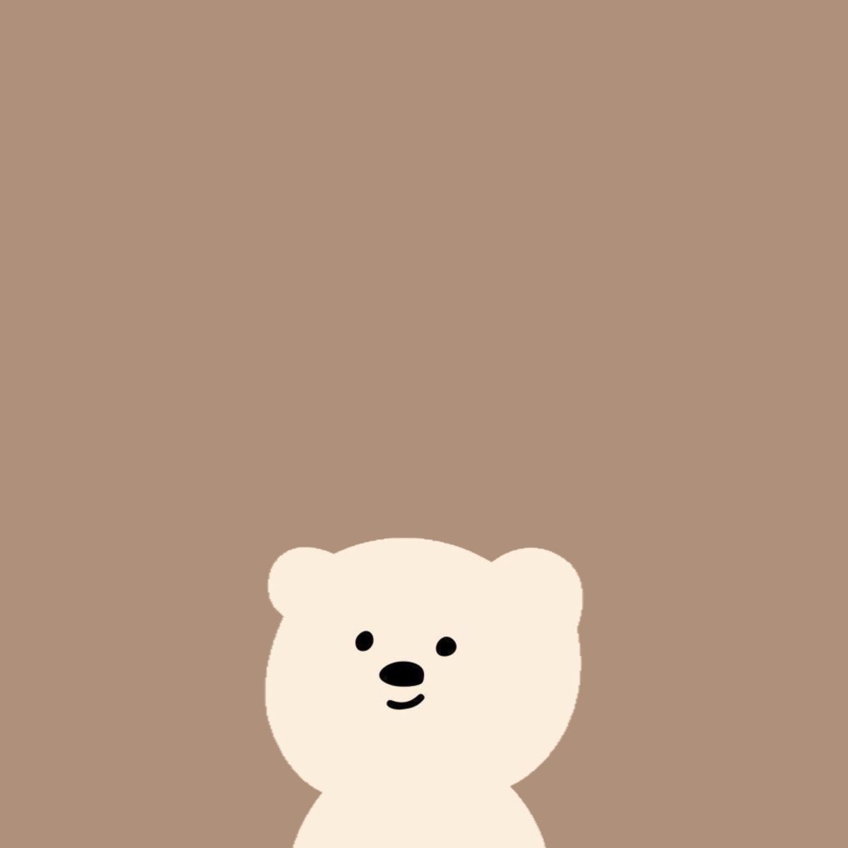 Brown Bear Home Screen. Bear wallpaper, Wallpaper iphone cute, Pink wallpaper iphone