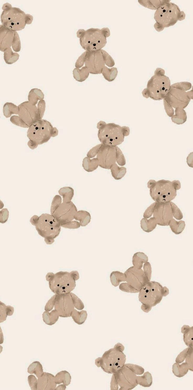 wallpaper. Retro wallpaper iphone, Bear wallpaper, Cute cartoon wallpaper. Teddy bear wallpaper, Cute cartoon wallpaper, Teddy bear cartoon