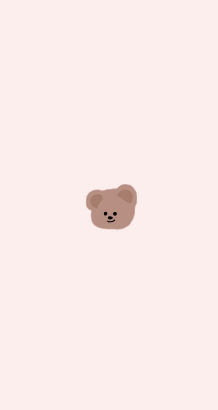 Cute pink bear wallpaper. Ilustrasi karakter, Wallpaper kartun, Ilustrasi poster