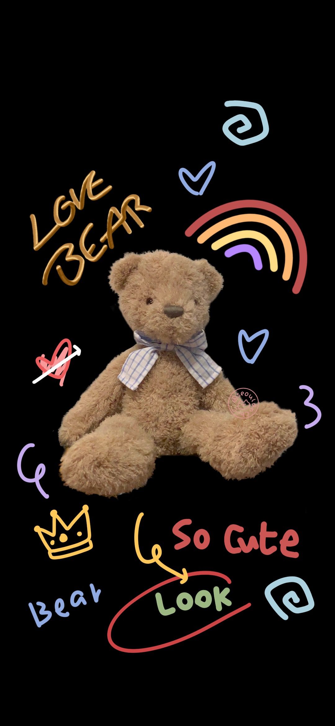 Teddy bear wallpaper for your phone! - Teddy bear