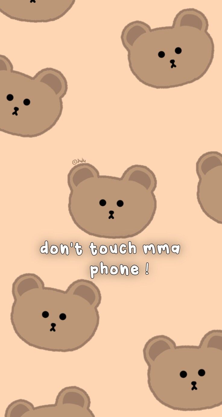 A brown bear is on the phone - Teddy bear