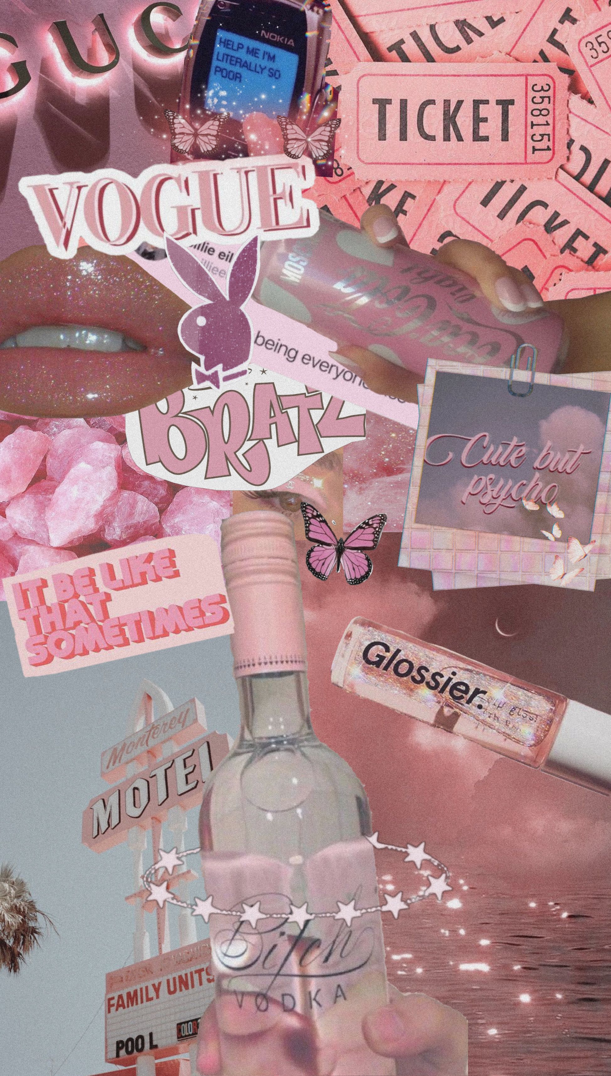 A collage of items that are pink - Vogue