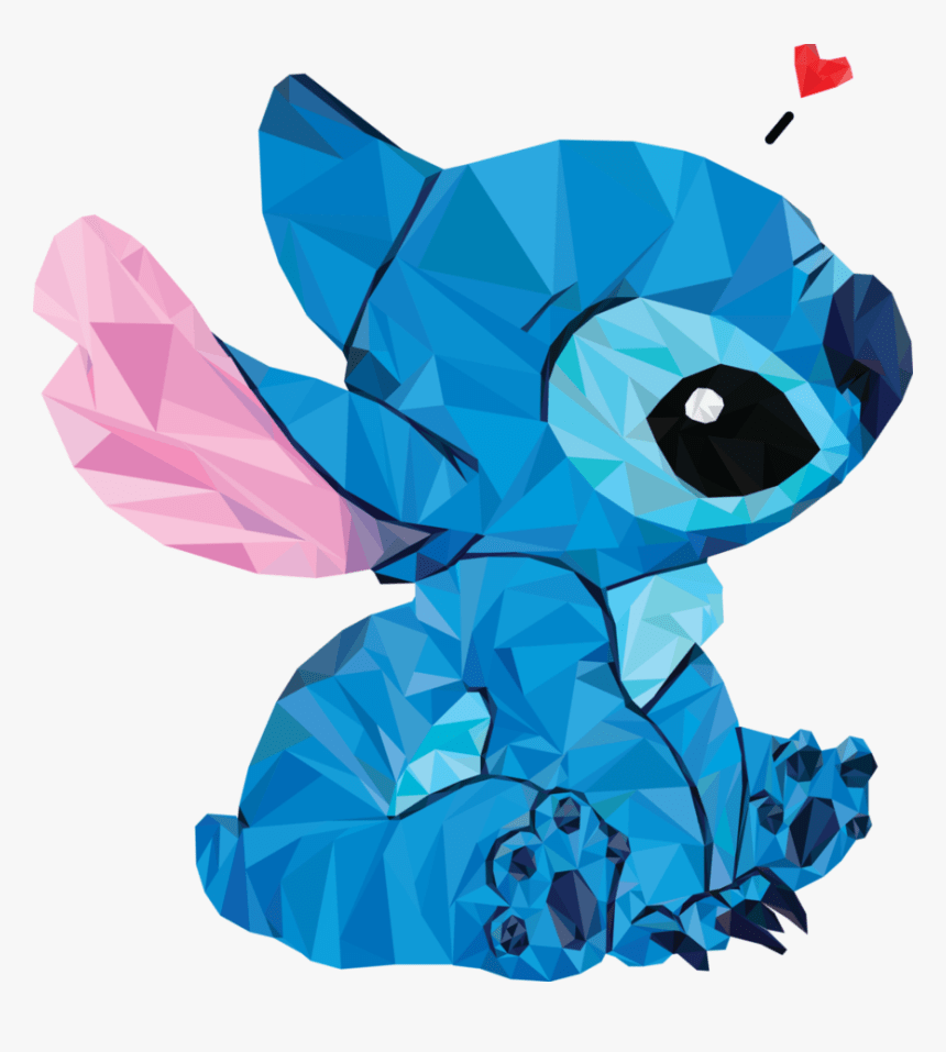 The little blue stitch is a cute baby - Stitch