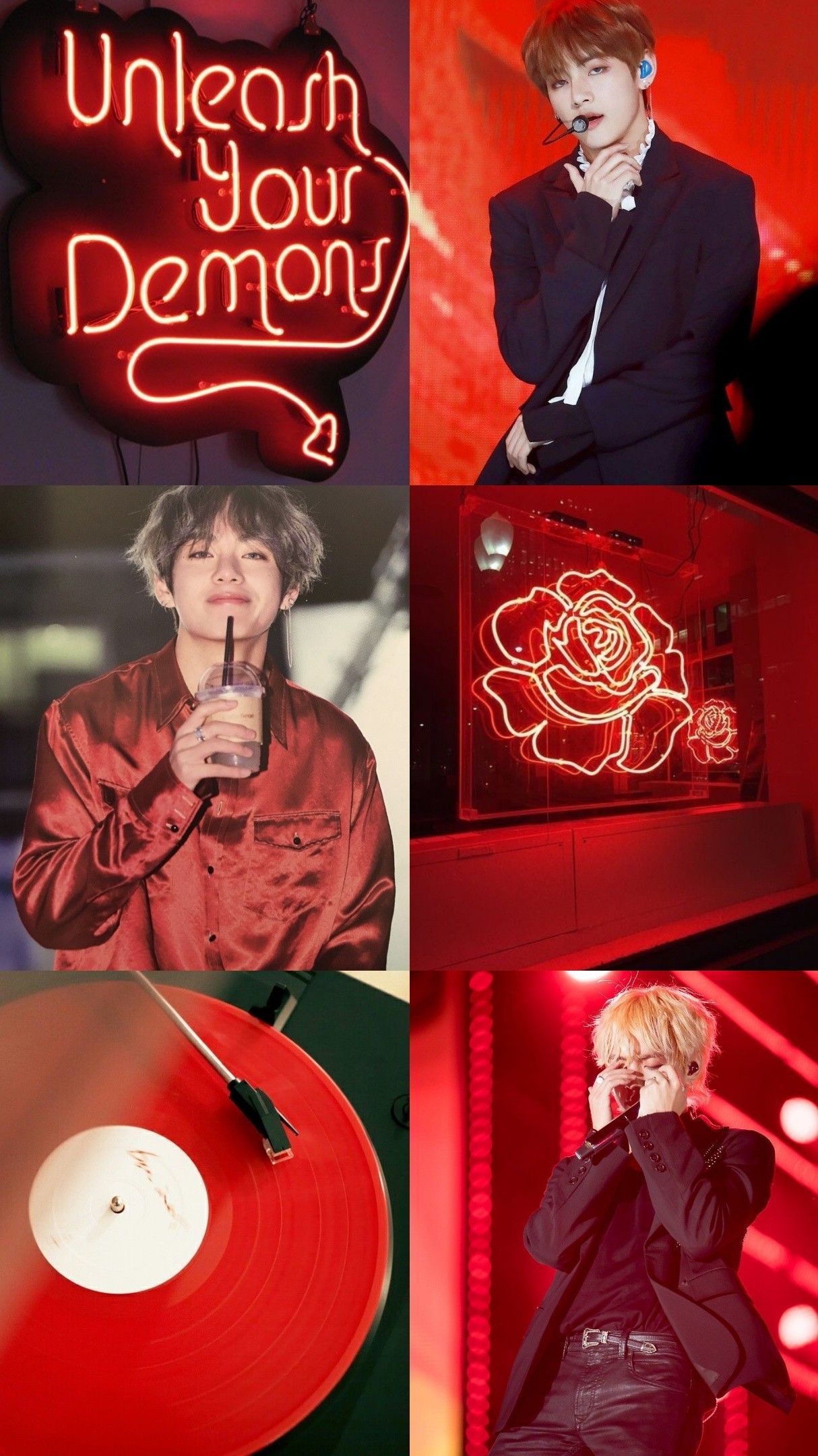 Red Aesthetic BTS Wallpaper