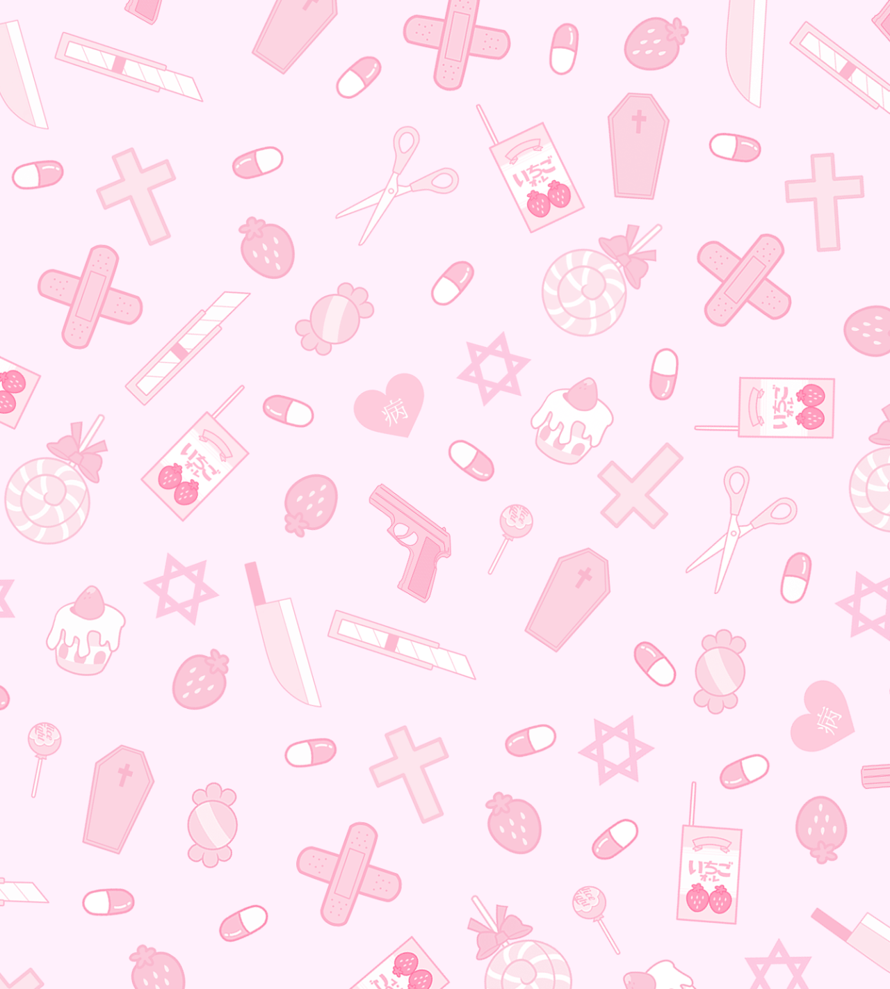 Pink Aesthetic Kawaii Wallpaper
