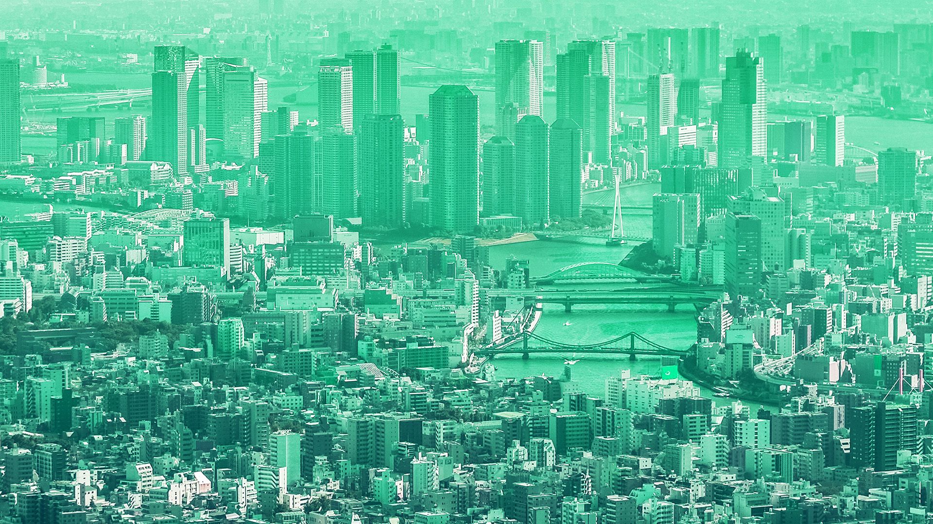 wallpaper for desktop, laptop. green city cloud metropolitan urban building