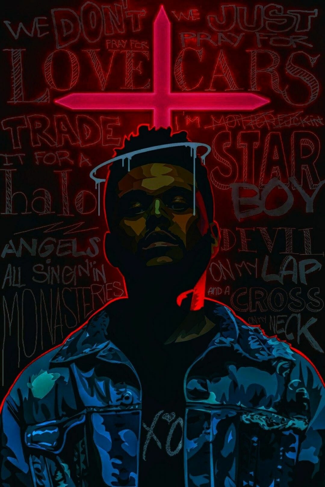 The Weeknd wallpaper for iPhone and Android - The Weeknd