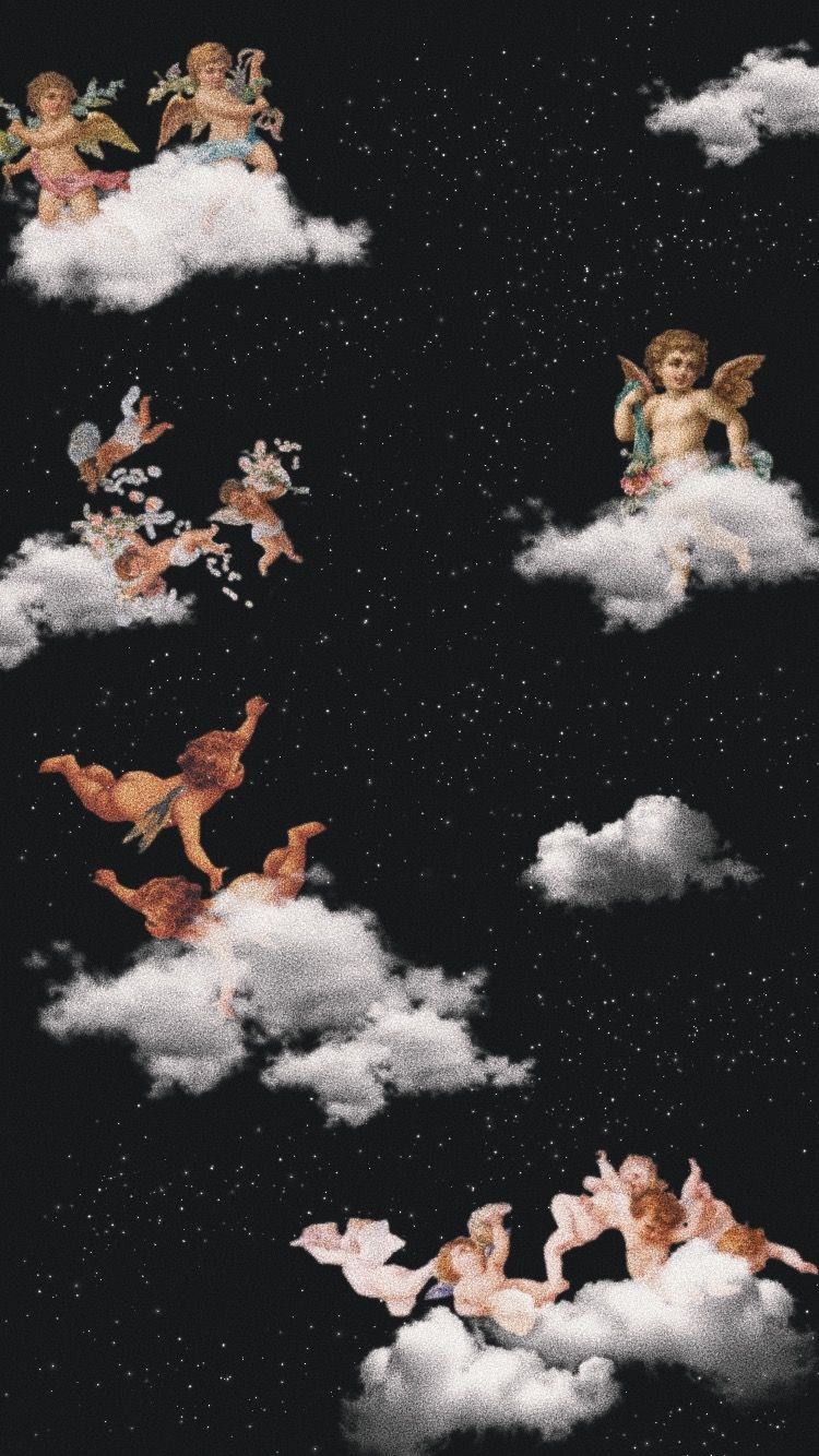 Angels on the clouds - Angels