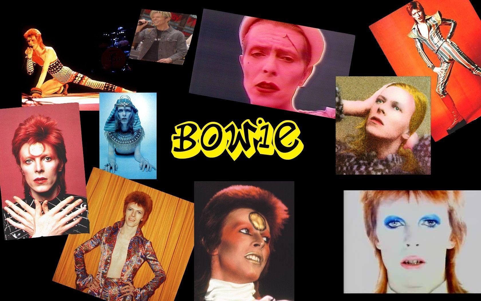 A collage of david bowie's pictures - David Bowie