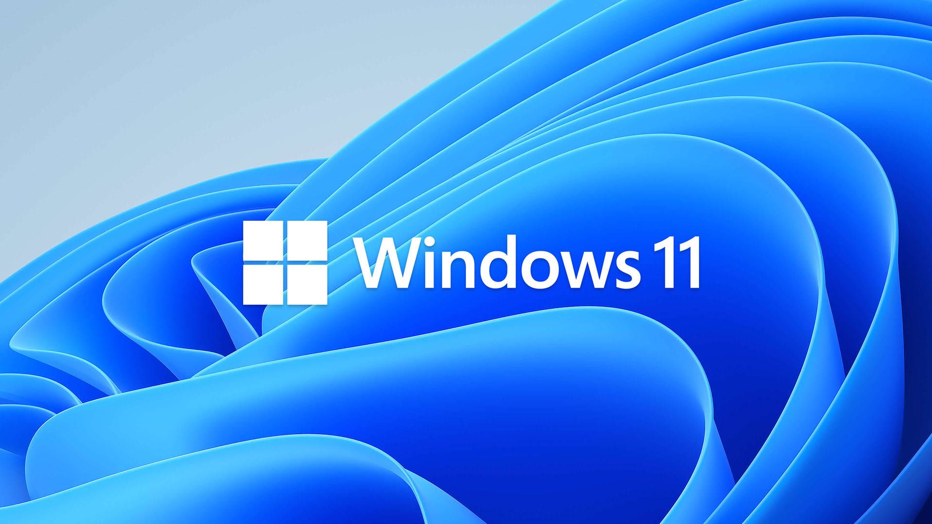 Windows 10 logo on a blue background - Windows 95
