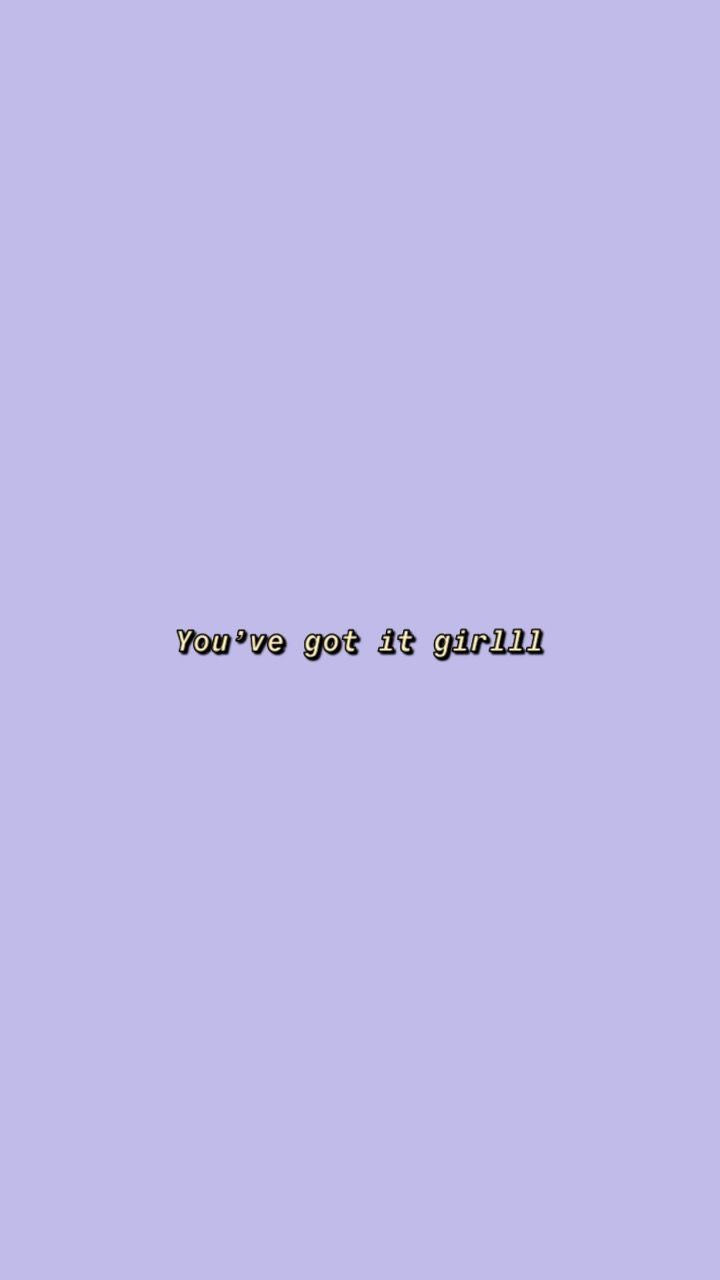 A purple background with the words 