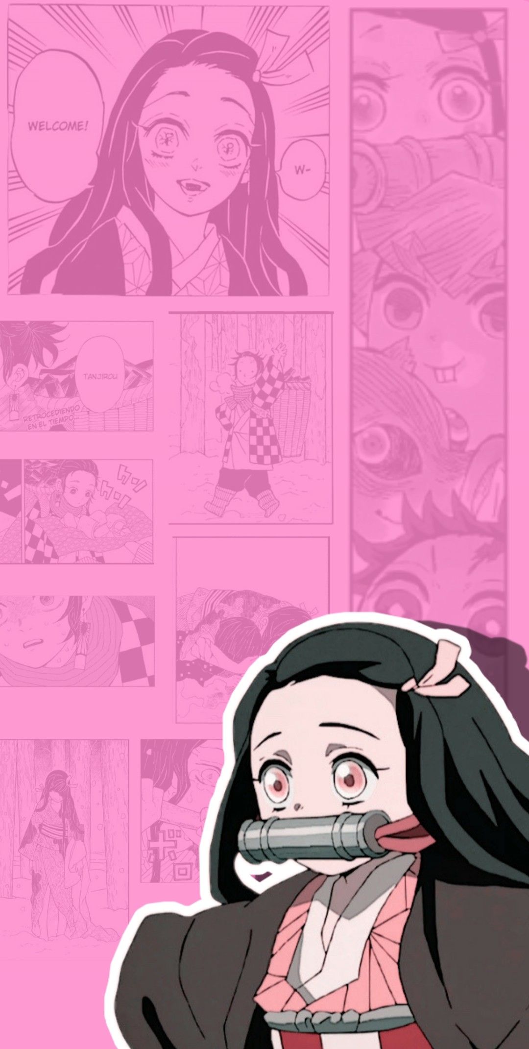 Demon Slayer Phone Wallpaper By Me 1080x2340 In 2020 - Nezuko