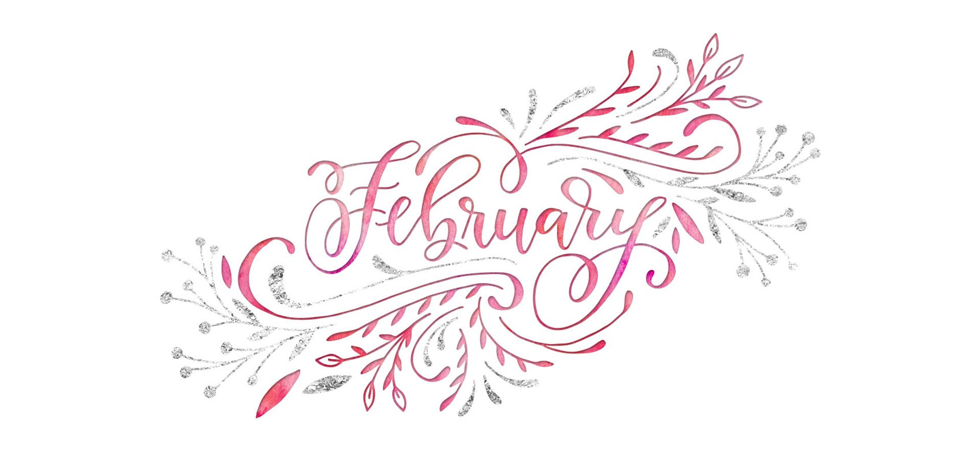 A handwritten letter that says february - February