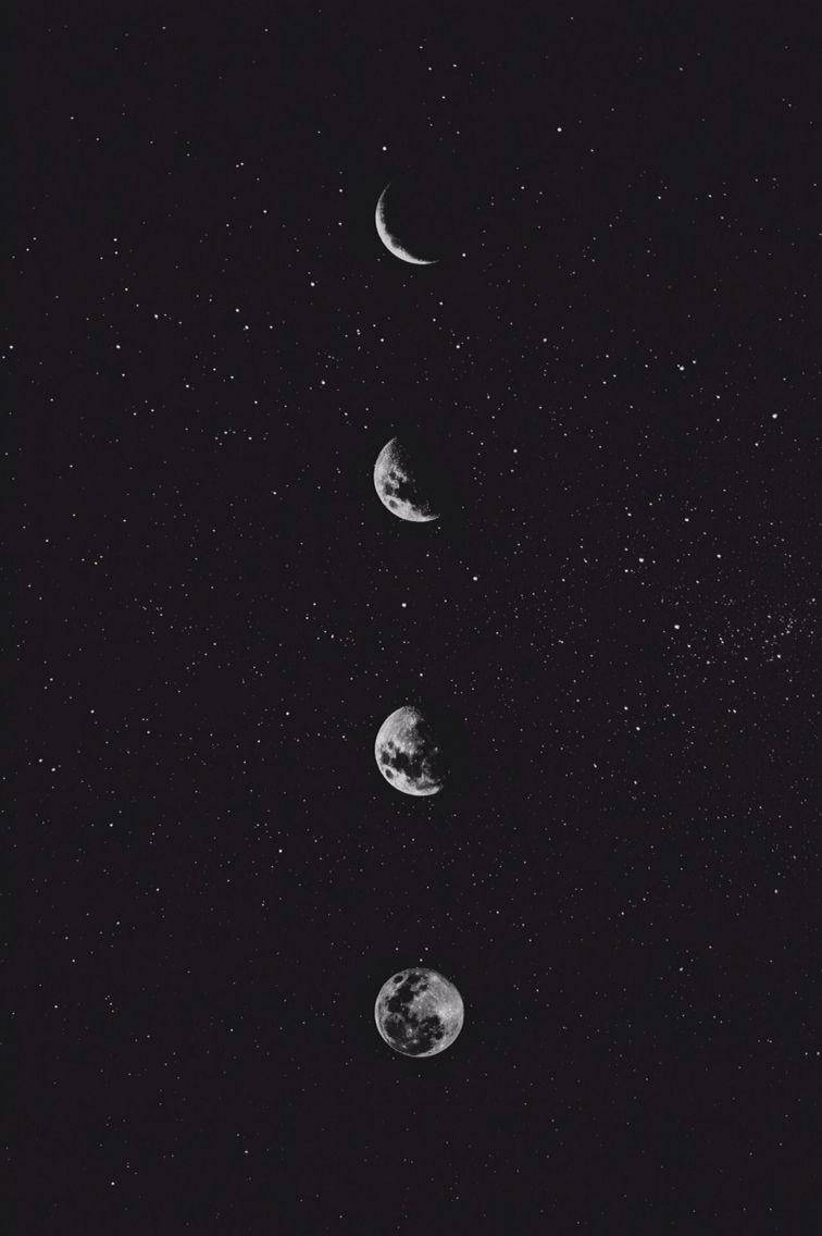 Download Aesthetic Tumblr Moon Phases Wallpaper