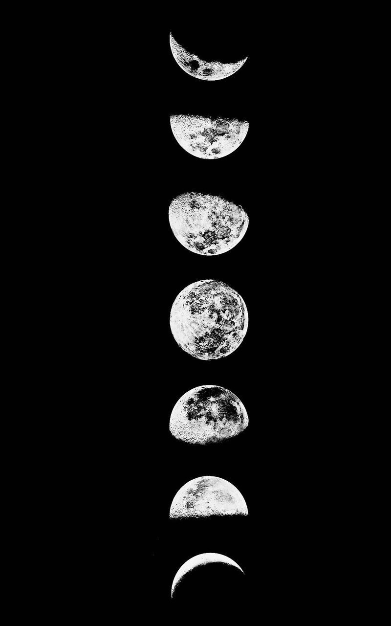 Moon phases wallpaper - Moon phases wallpaper for your phone - Moon phases