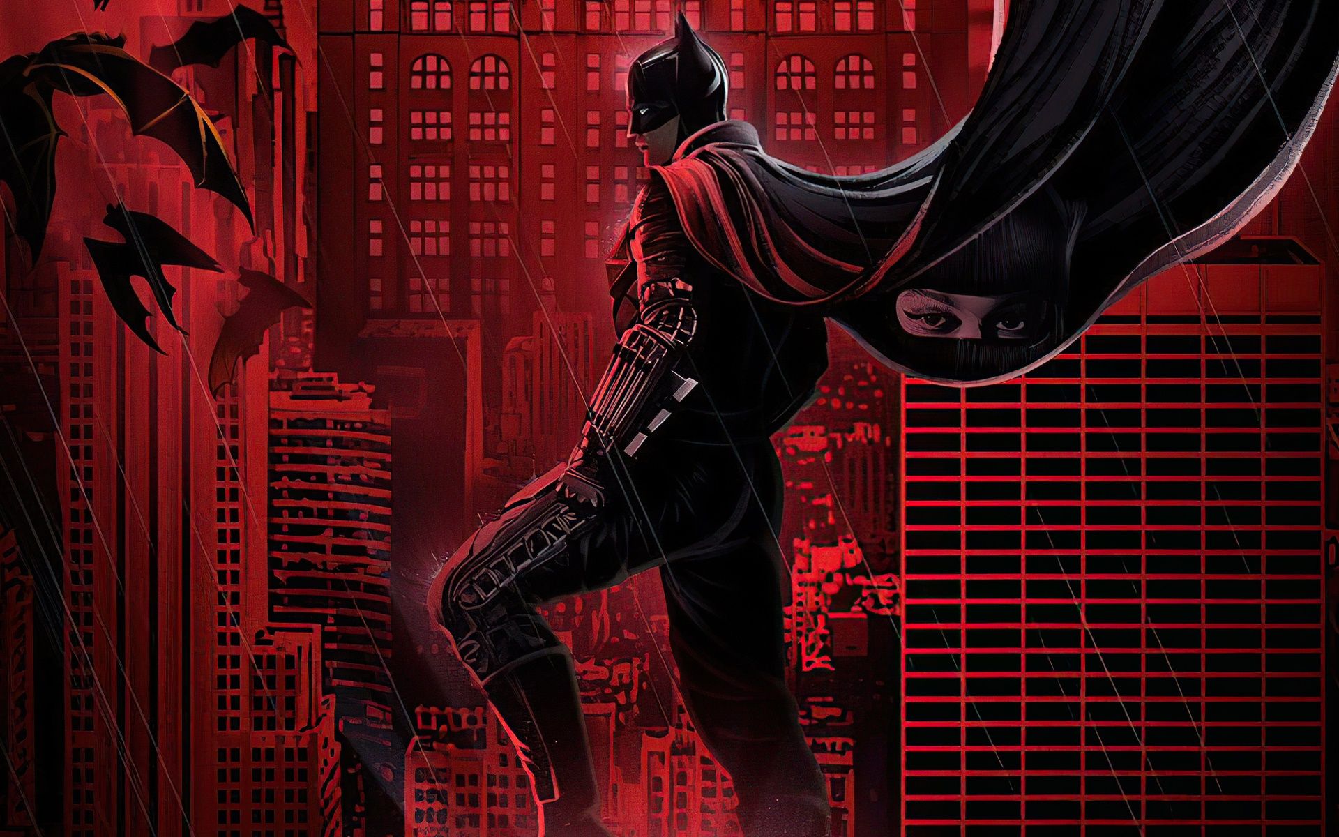 The Bat Signal lights up the night sky in new Batwoman key art - Batman