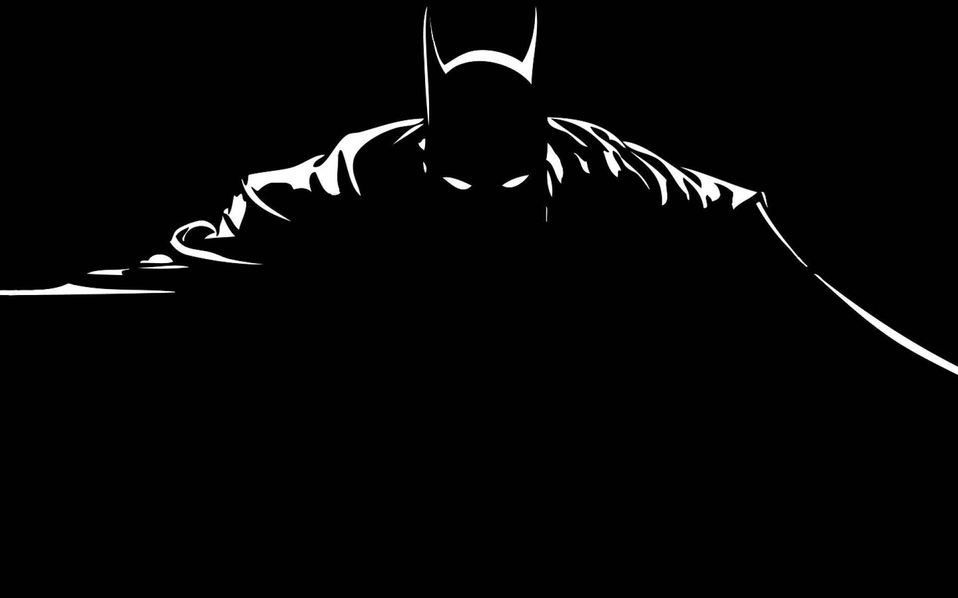 Download Batman Cape Minimalist Art Wallpaper