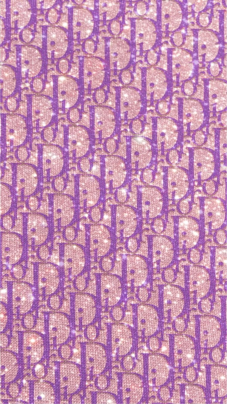 A purple fabric with the letter d on it - Dior