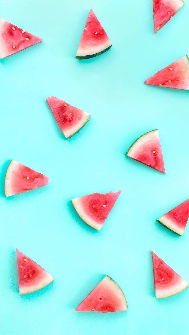 Download Watermelon Slices Cool Android Wallpaper