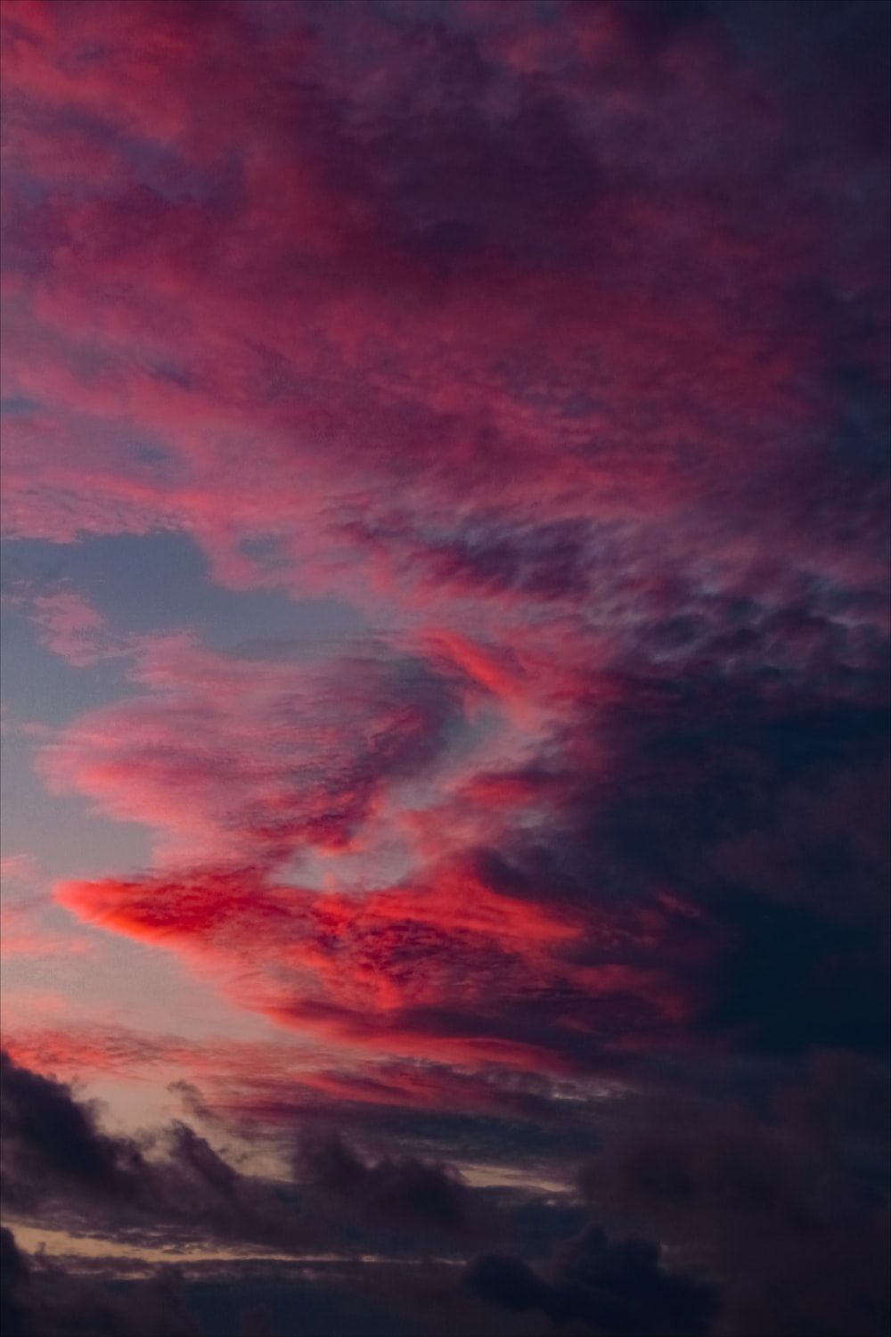 Red Aesthetic Clouds Wallpaper Free Red Aesthetic Clouds Background