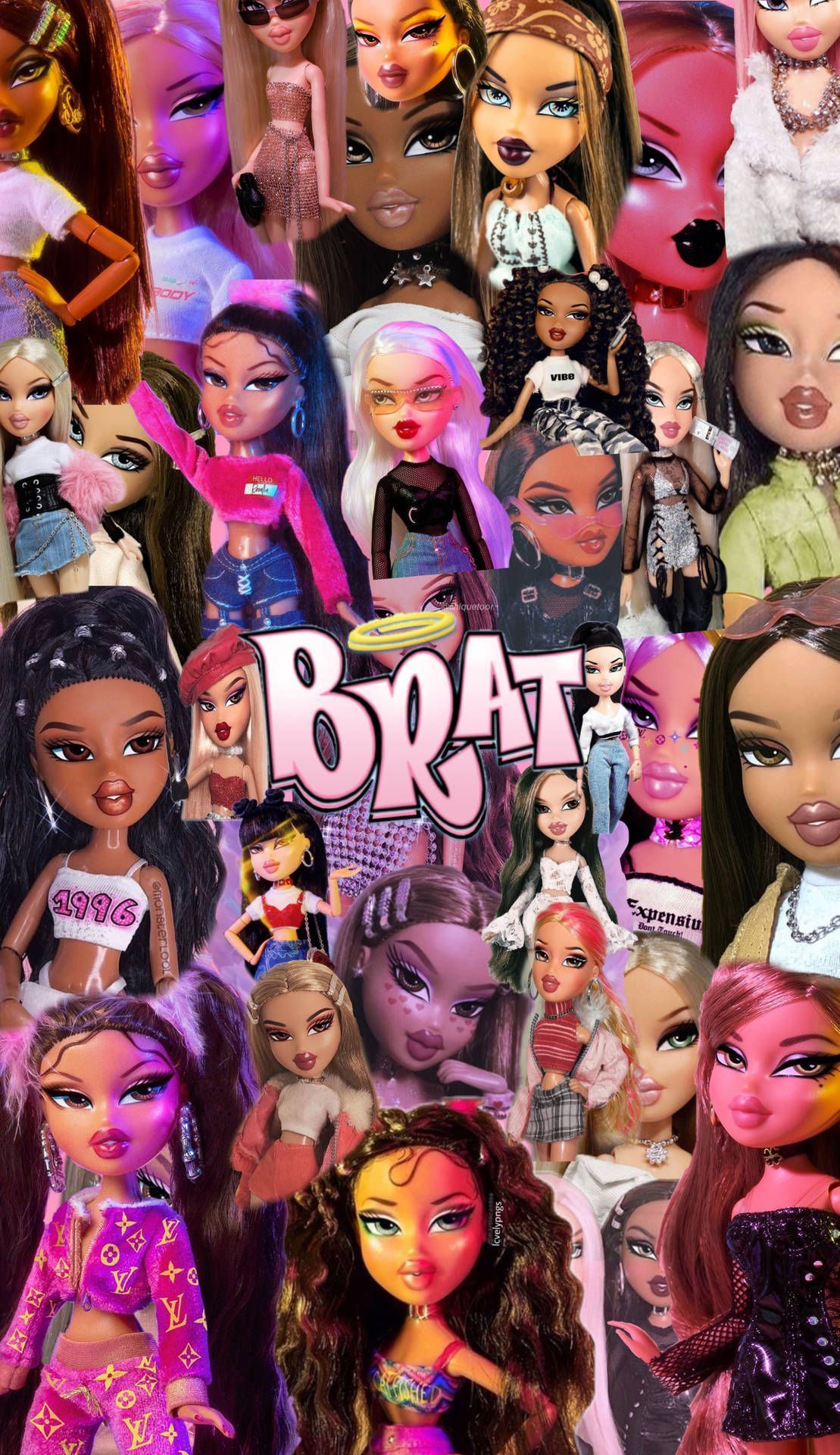 Download Bratz Aesthetic Fashion Dolls Wallpaper