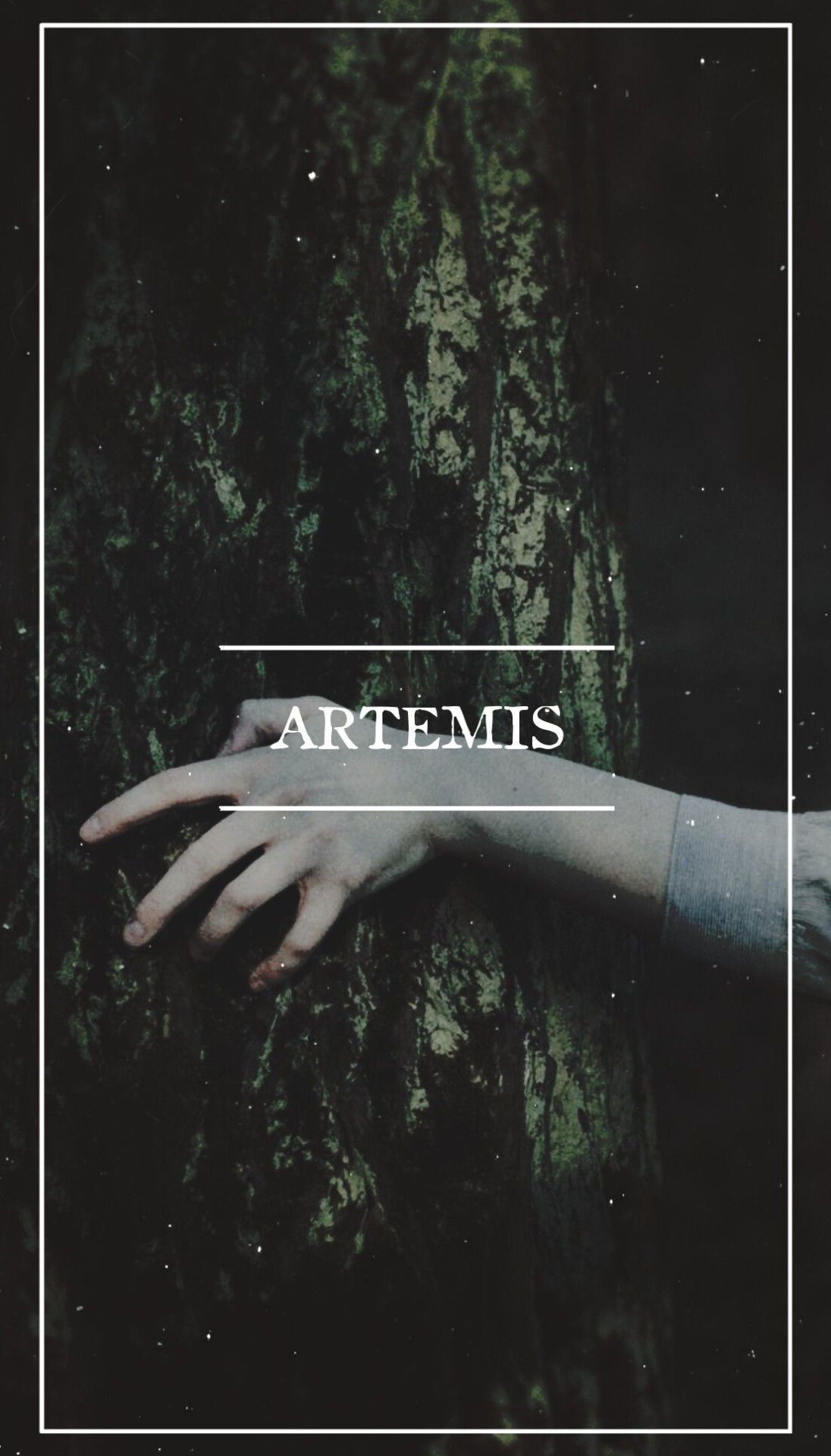 A poster with the words artemis - Greek mythology, Artemis