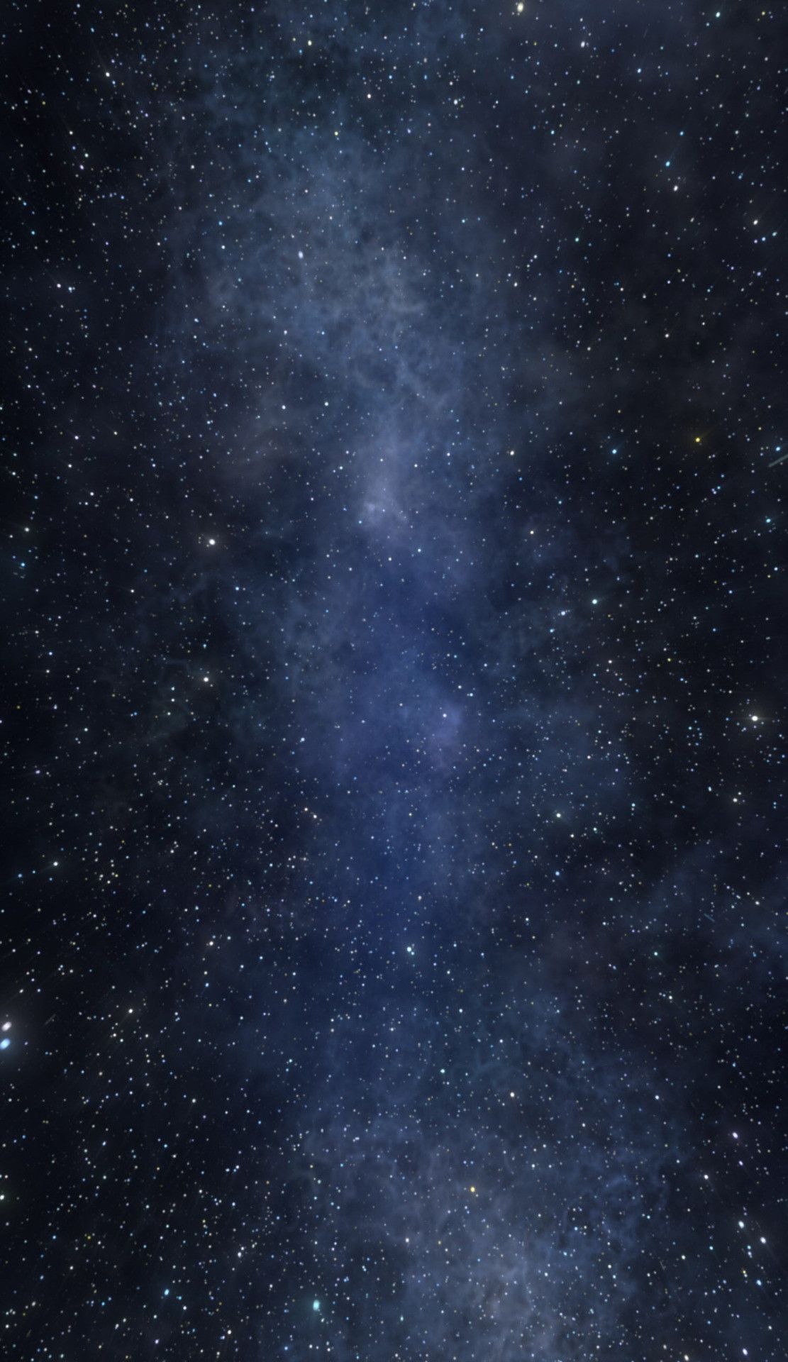 Aesthetic Galaxy Landscape Background