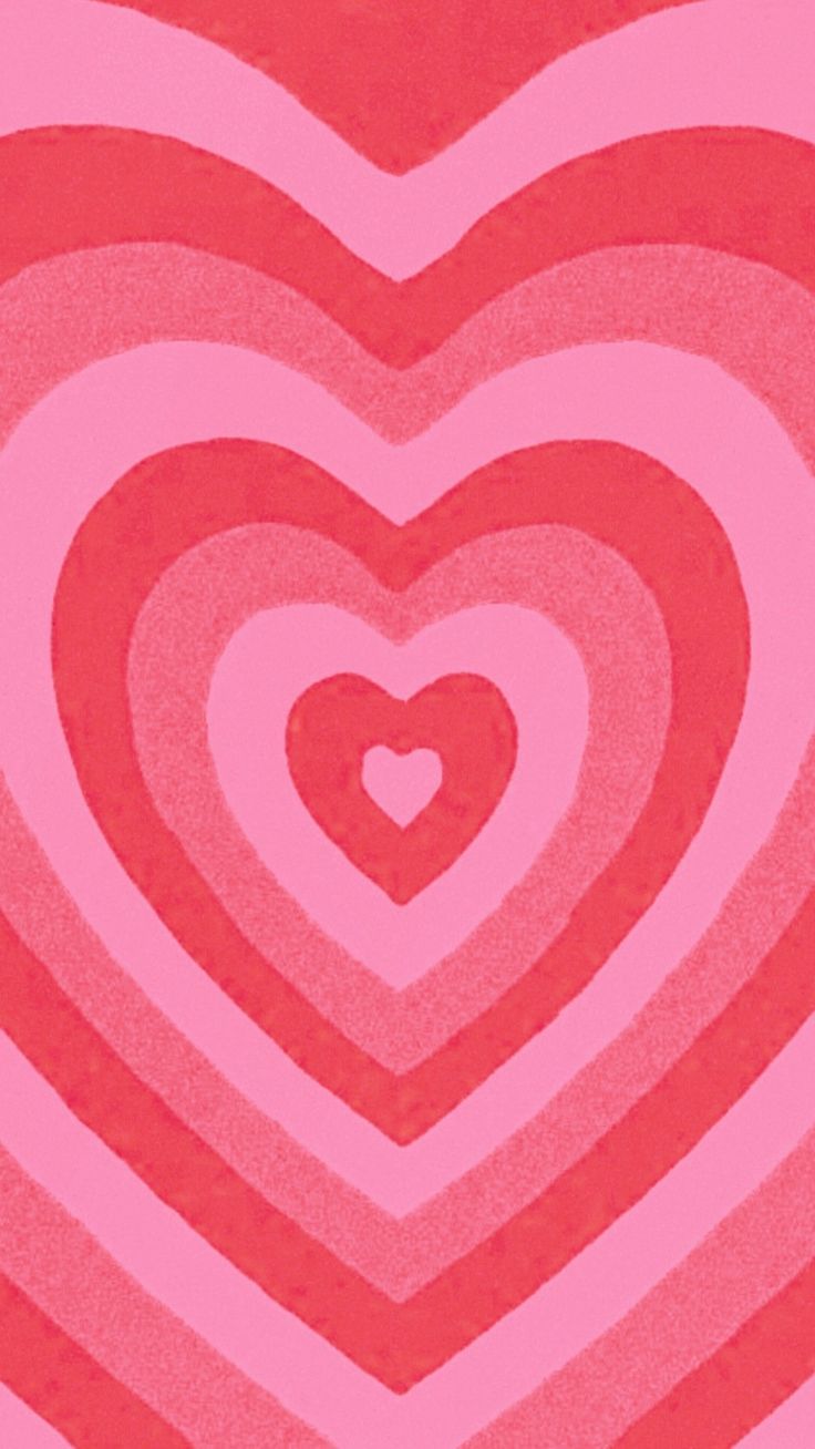 IPhone wallpaper with a pink and red heart pattern - Heart