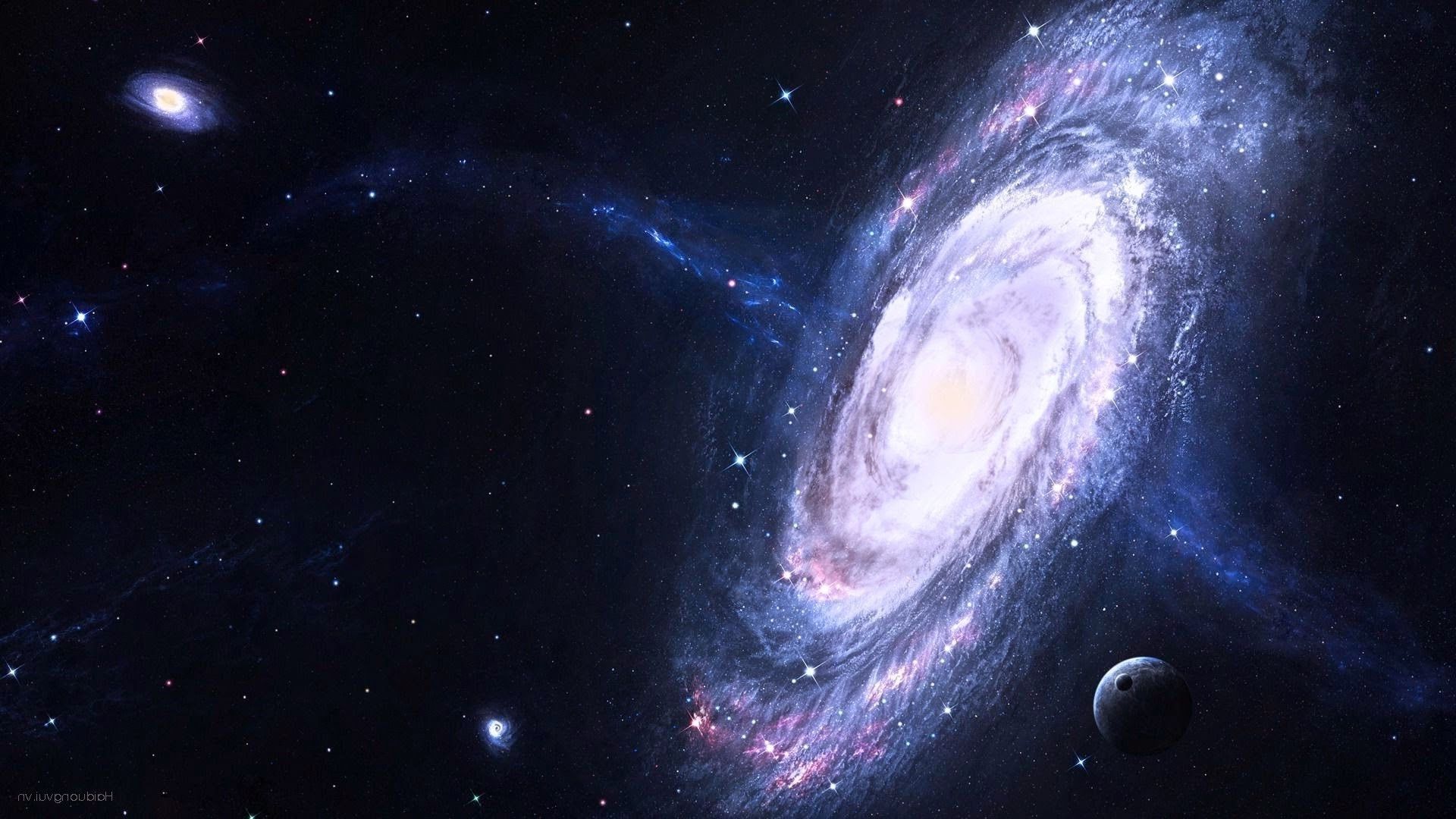 space artwork space art spiral galaxy