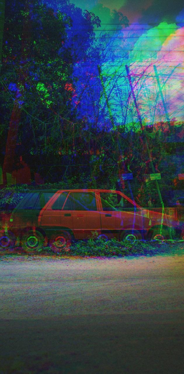 A car parked on the side of road - Trippy