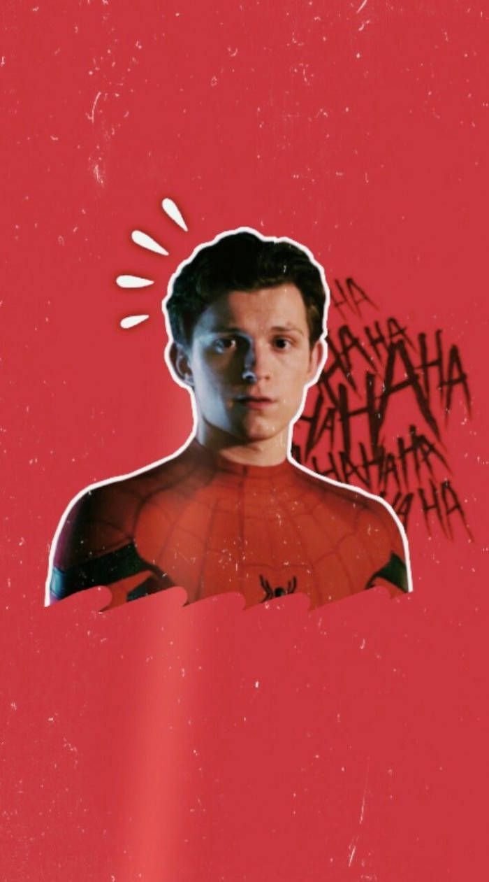 Download Tom Holland Red Spider Man Marvel Aesthetic Wallpaper