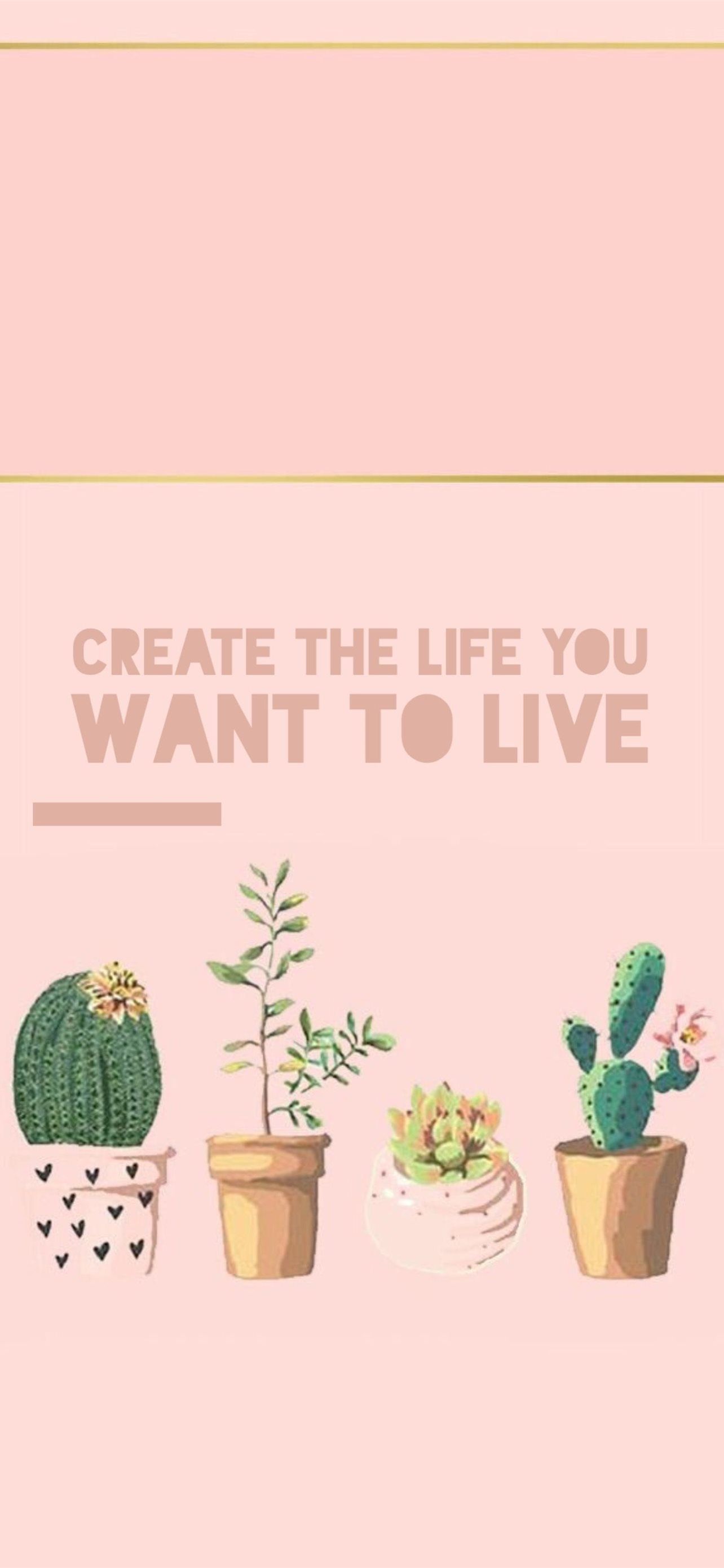 The image of a pink poster with plants and text - Summer, cactus