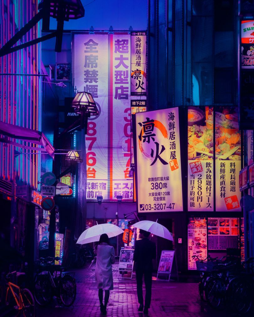 Tokyo Nights: Liam Wong's Neon Lit Photographs Of A Rain Soaked Tokyo At Night