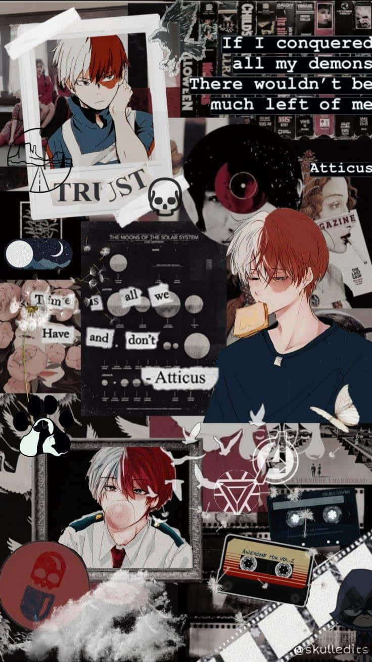 Download Anime Collage Aesthetic Wallpaper