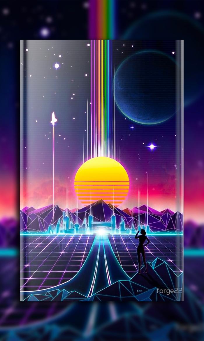 Vaporwave Wallpaper :Glitch , Aesthetic , datamosh APK for Android Download
