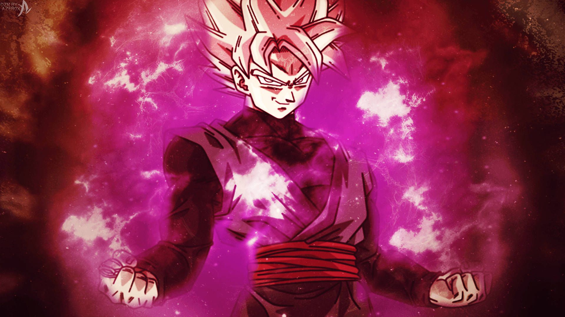 Download Super Saiyan Rose Goku Pink Aesthetic Wallpaper