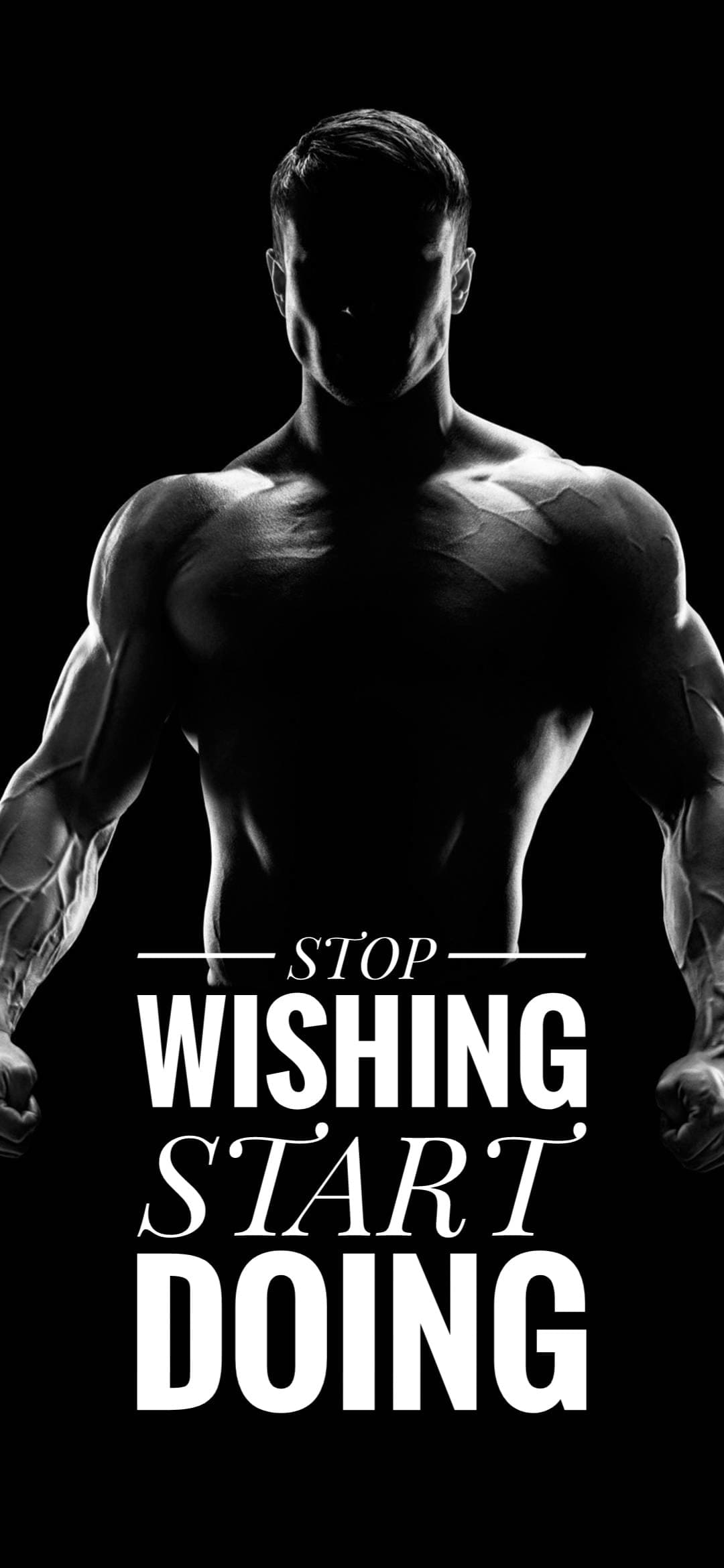 Stop wishing start doing - Gym