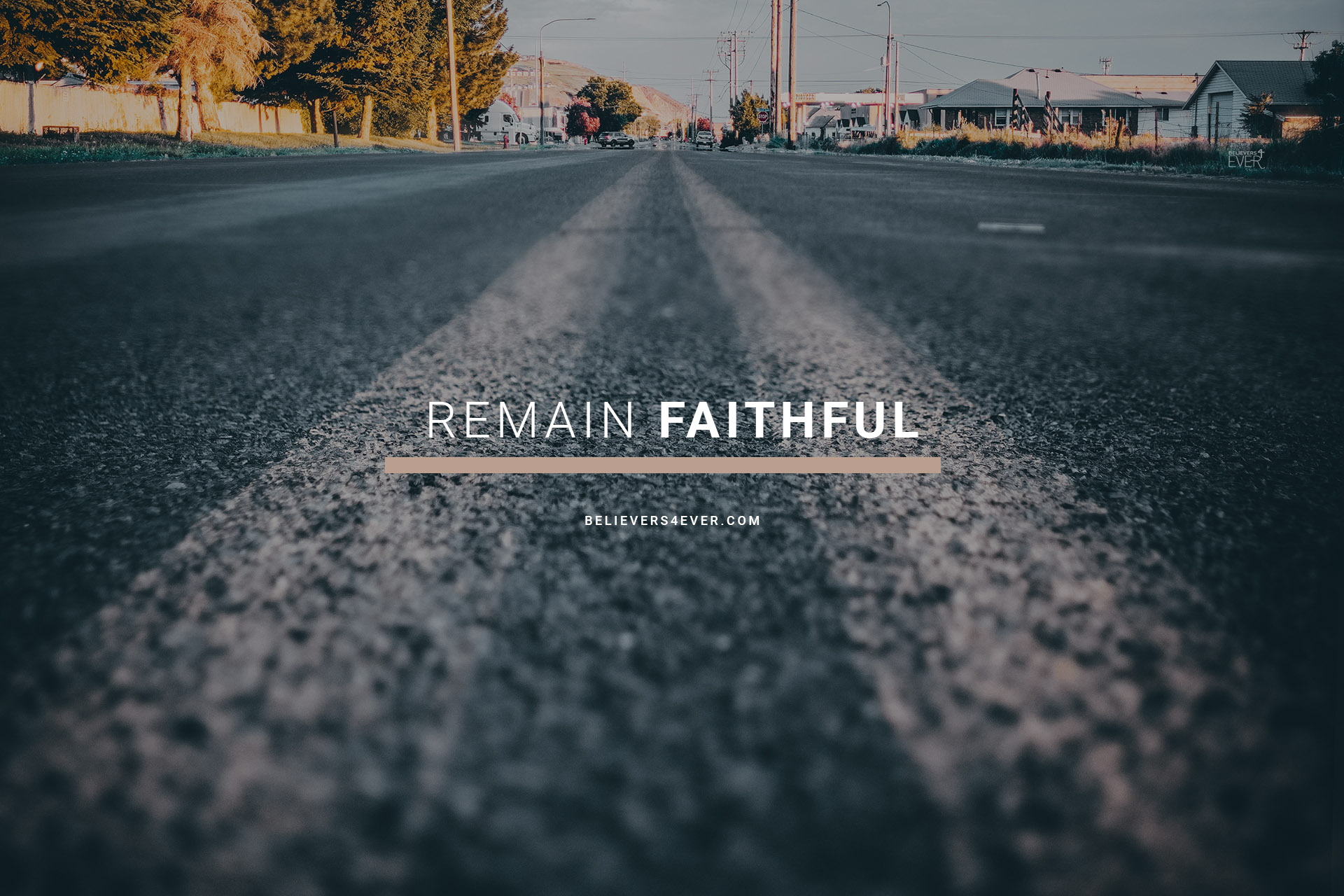A road with the word roman faithfull on it - Christian