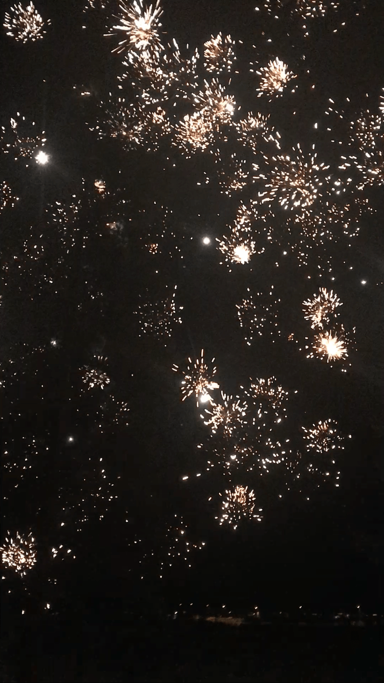 A large number of fireworks are in the sky - New Year