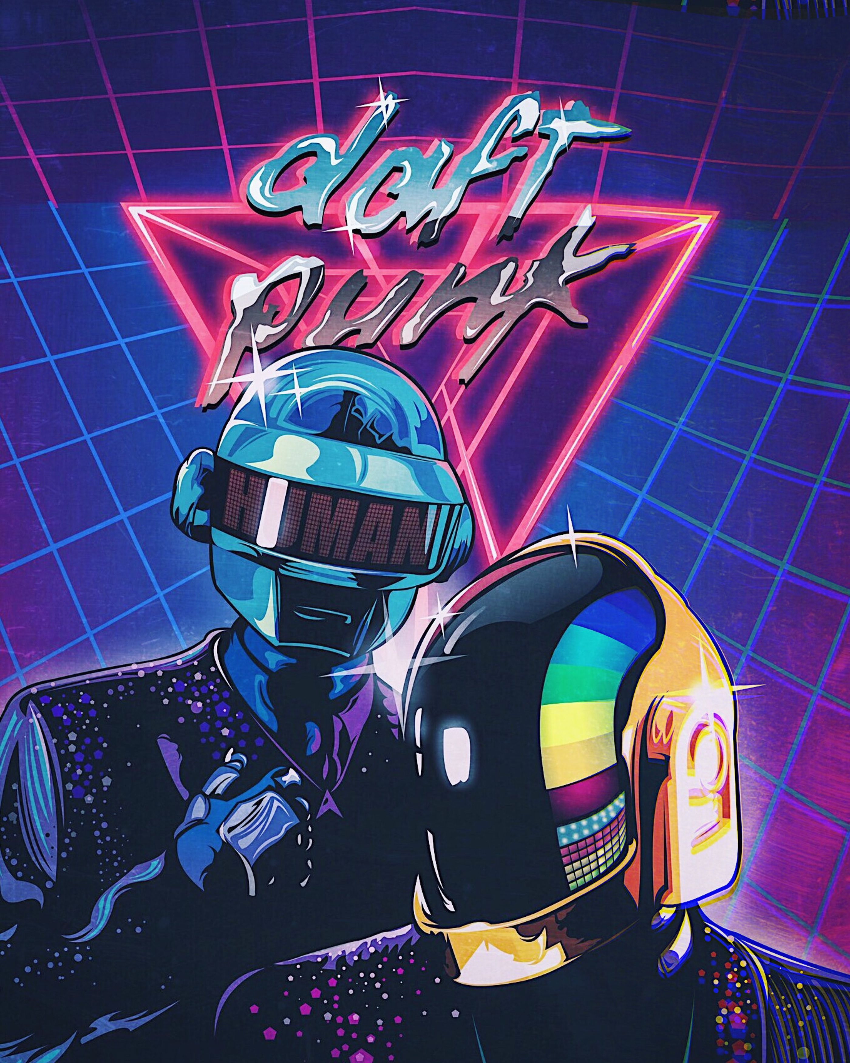 Daft Punk wallpaper I made for my phone. - Punk