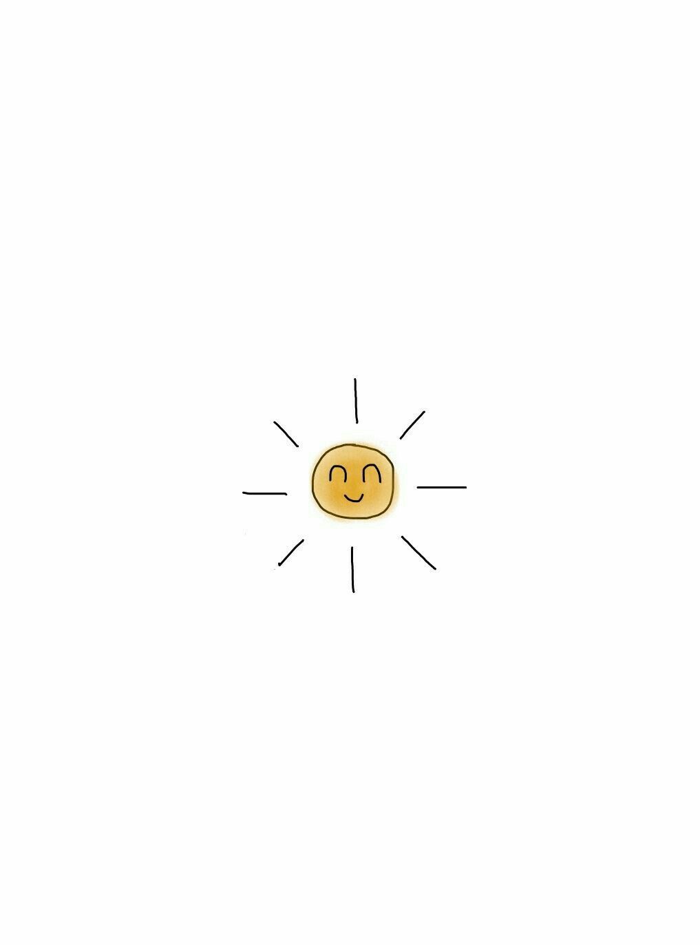 A sun with an eye and smile - Sunlight, sunshine, sun