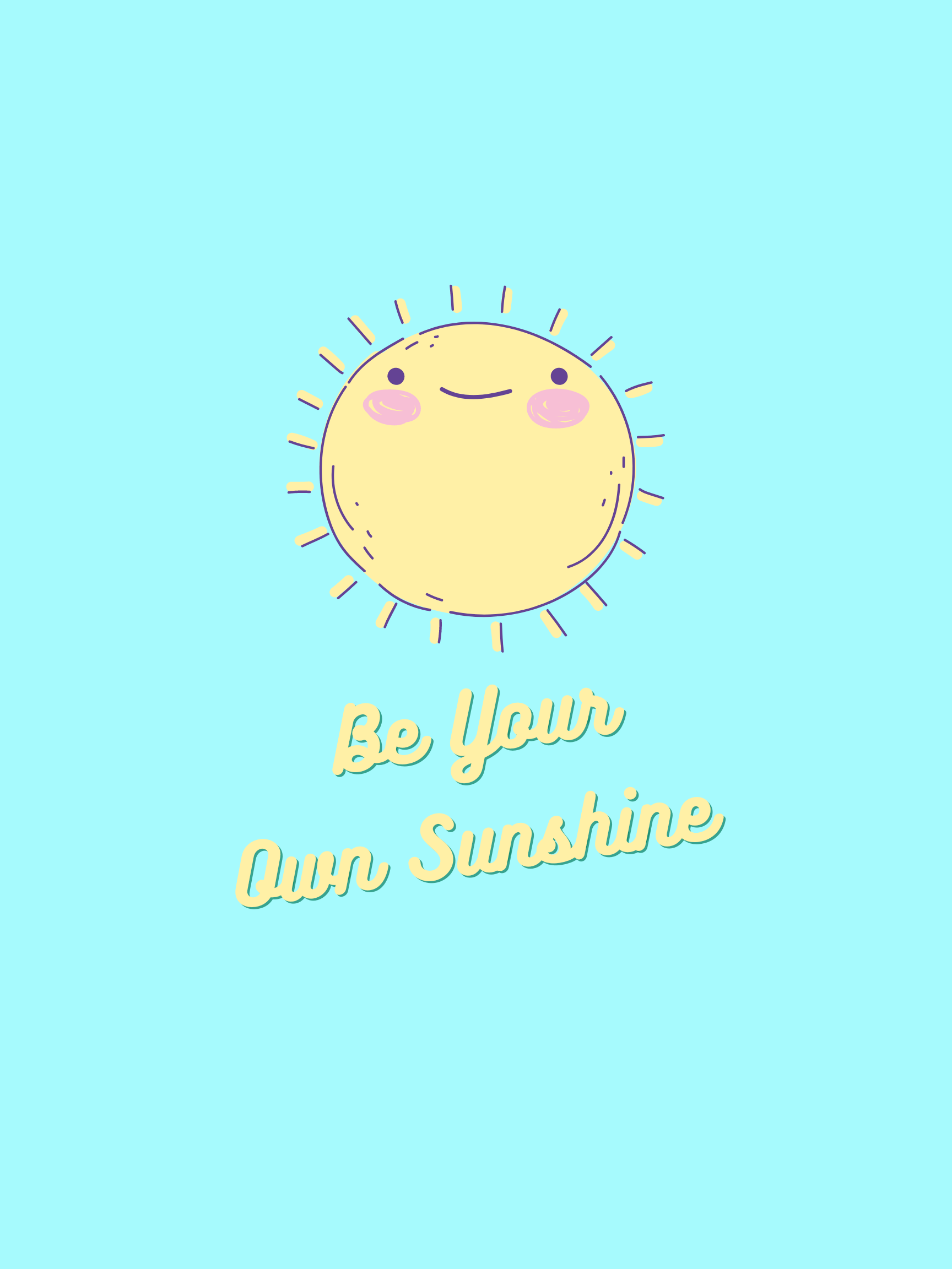 Cute Aesthetic Sunshine Sun Quote Sunlight Wallpaper. Sunshine wallpaper, Sun quotes, Sunshine