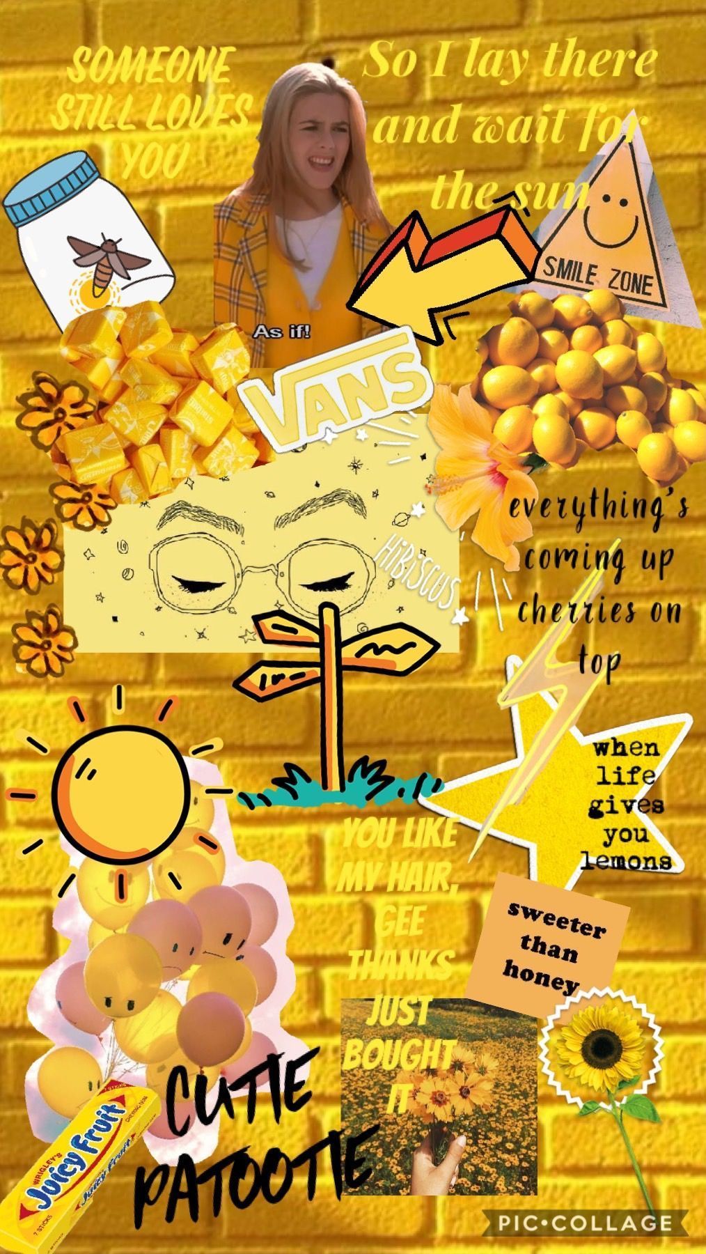 Aesthetic background for a yellow themed phone. - Sunshine