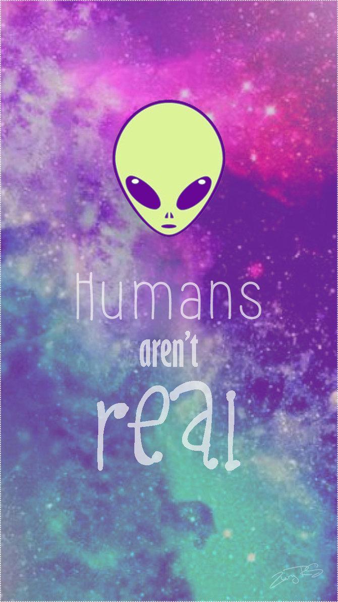 Humans aren't real alien poster - Alien