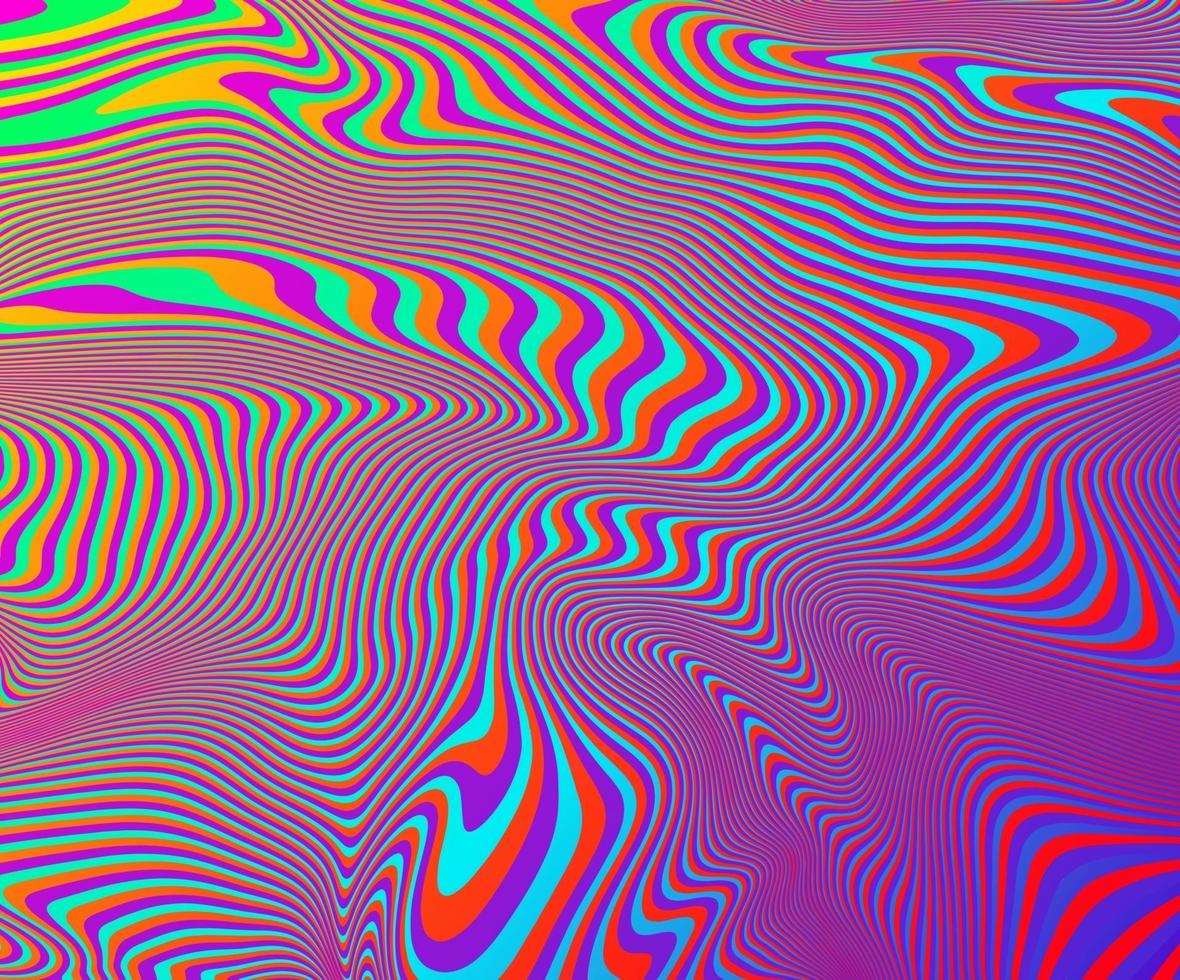 A colorful abstract pattern with lines and swirls - Alien