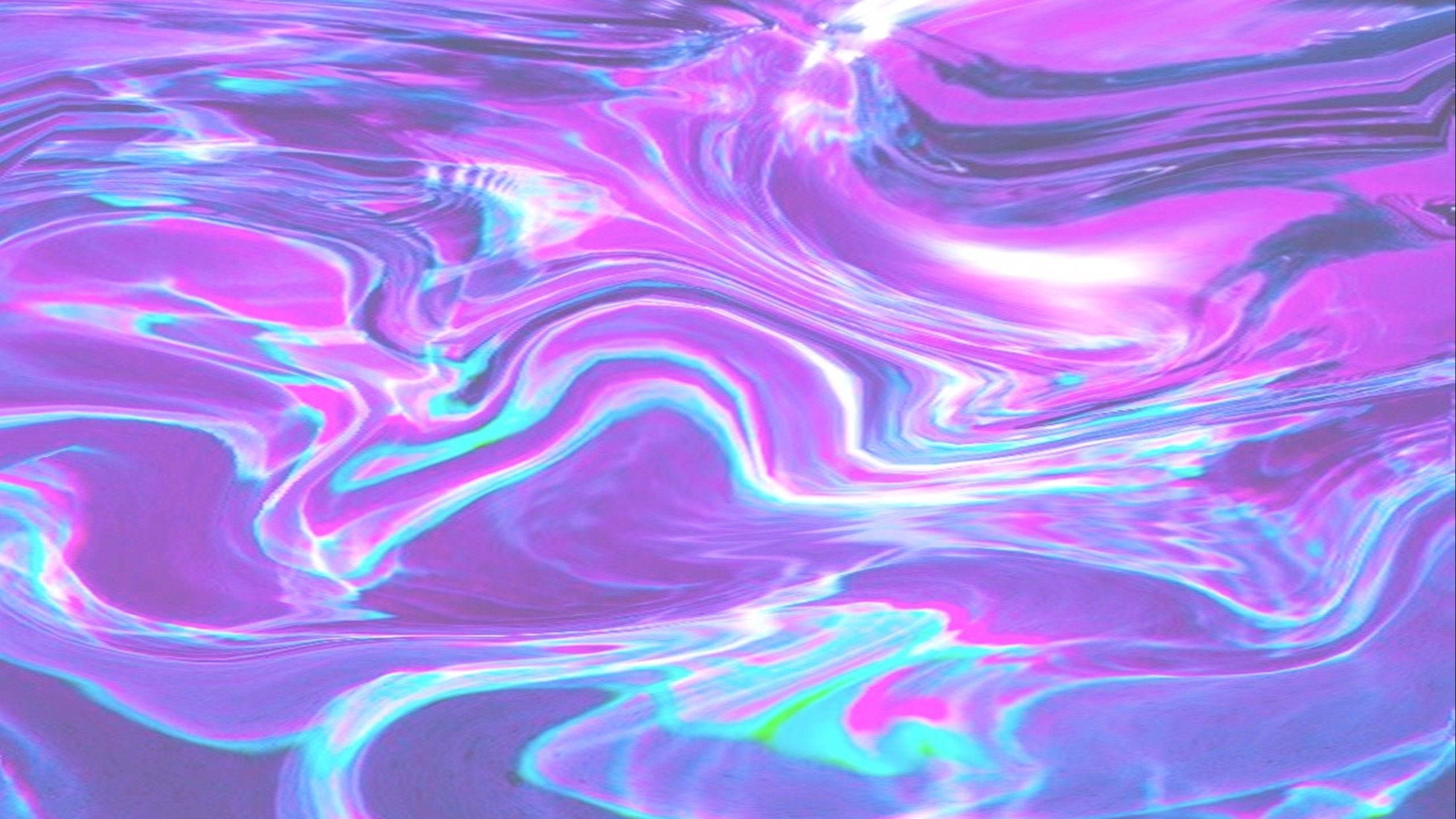 A holographic background with a mix of purple and blue colors. - Chromebook